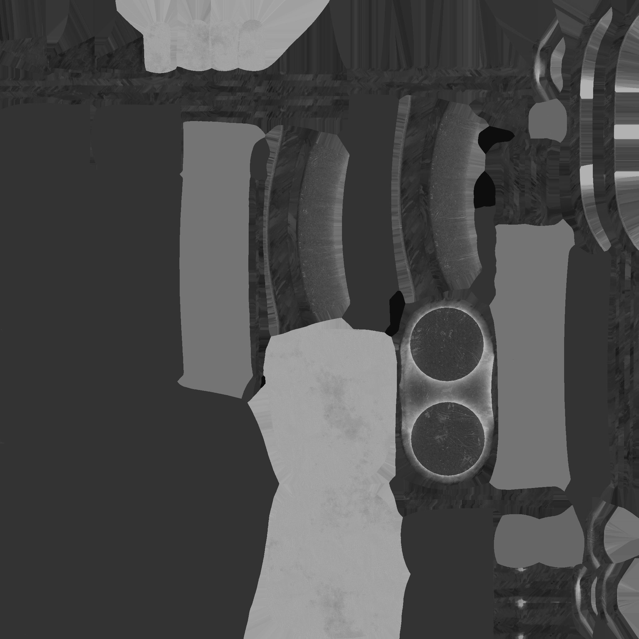 Jetpack C09 Aluminum - SciFi Character Design Low-poly 3D model_25