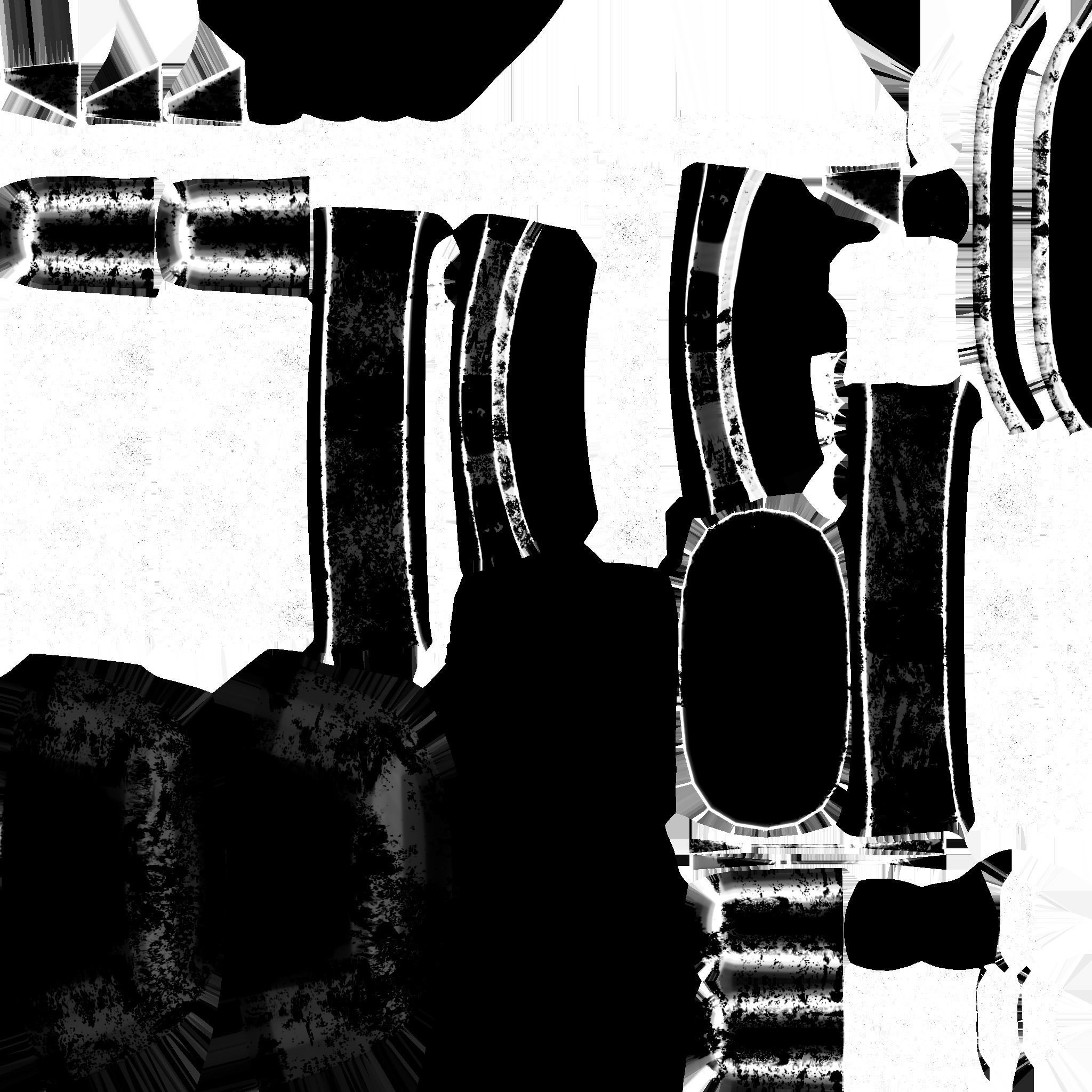 Jetpack C10 Dark Green - SciFi Character Design Low-poly 3D model_23