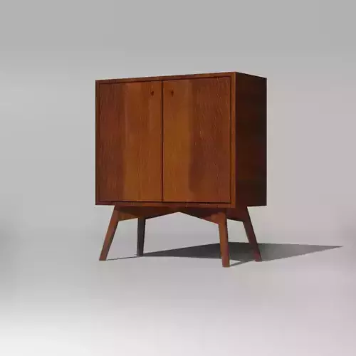 Mid-Century Mahogany Cabinet