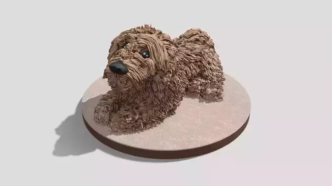 Cockapoo Dog Cake