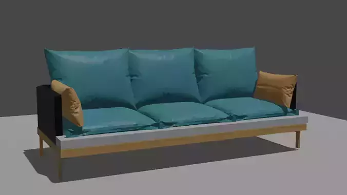 Super Realistic Couch