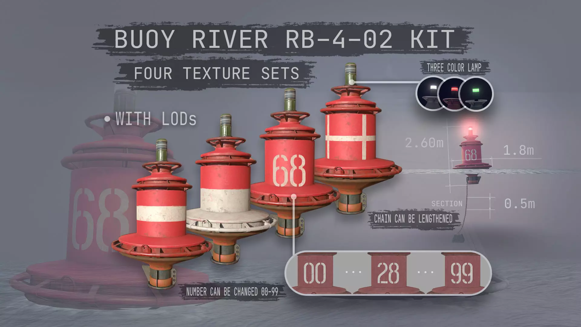 Buoy River RB-4-02 3D Model Collection_0