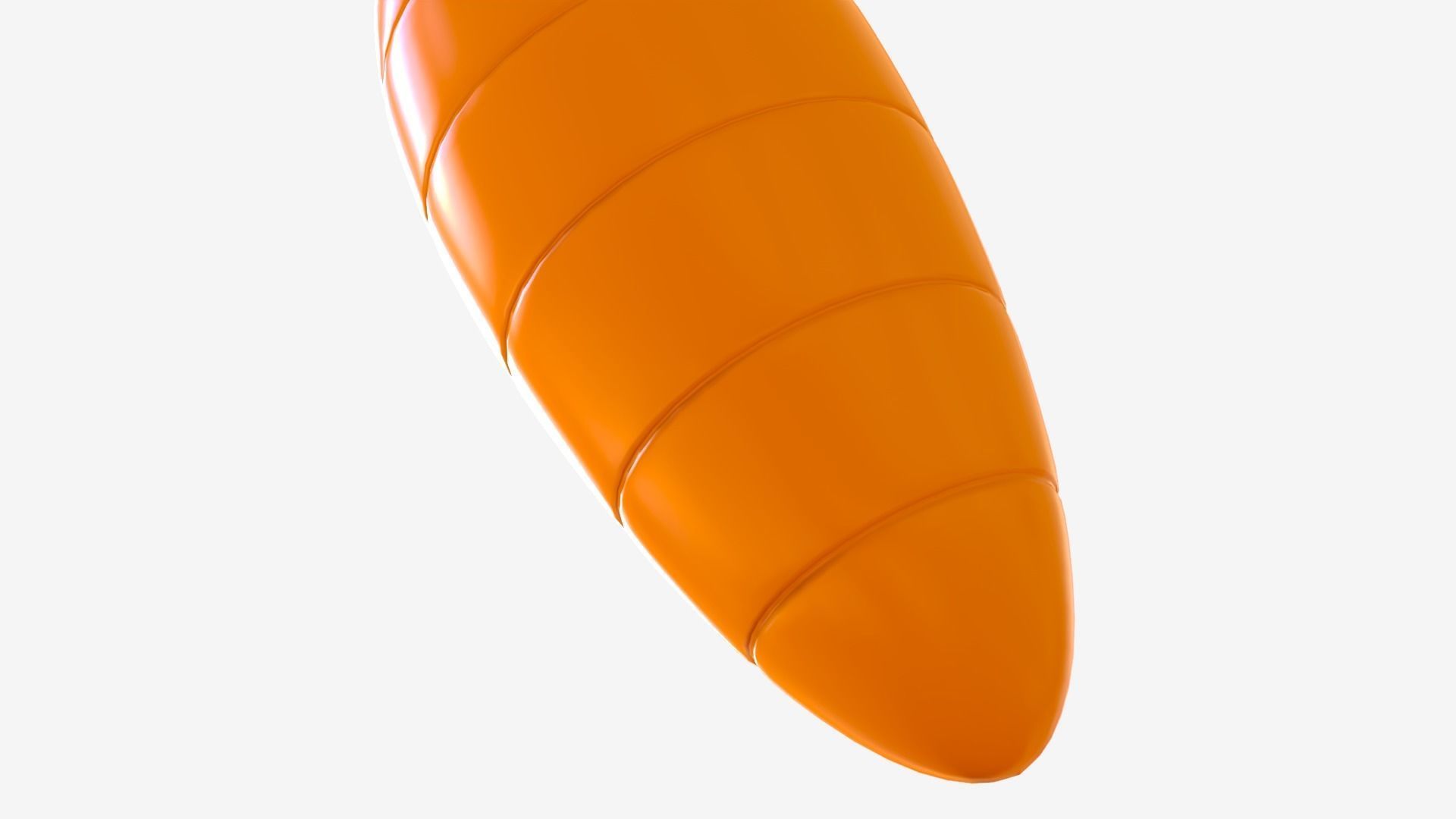 Toon Carrot 3D model_3