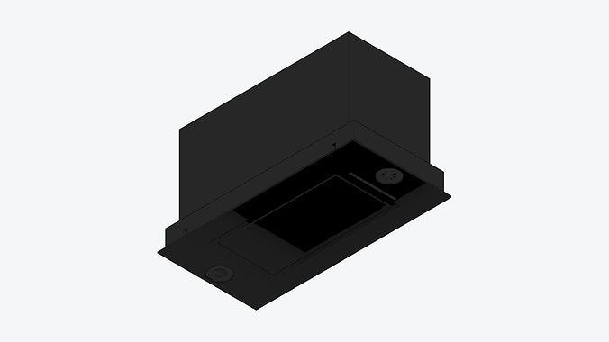 Rangehood - Modern - Built-In - Appliance 083 Low-poly 3D model