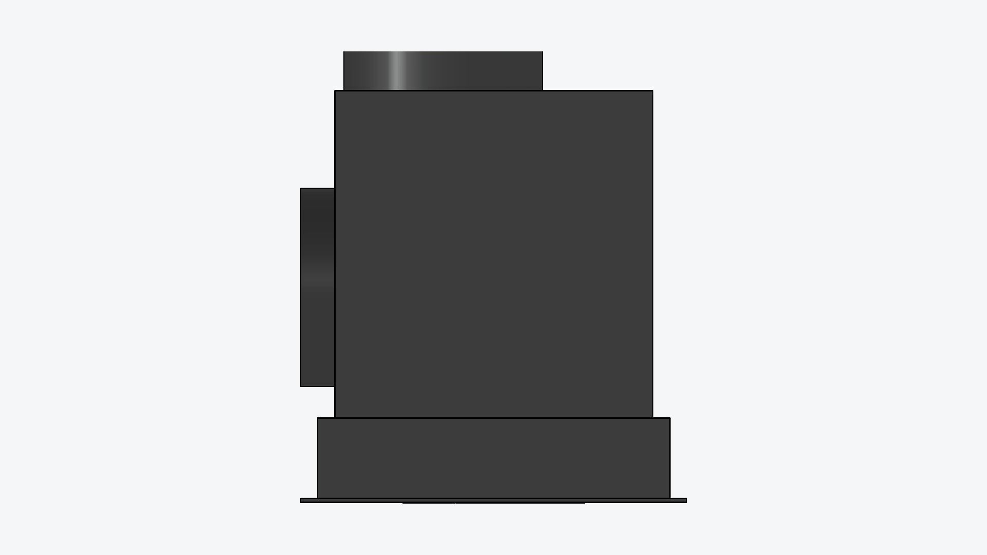 Rangehood - Modern - Built-In - Appliance 084 Low-poly 3D model_4