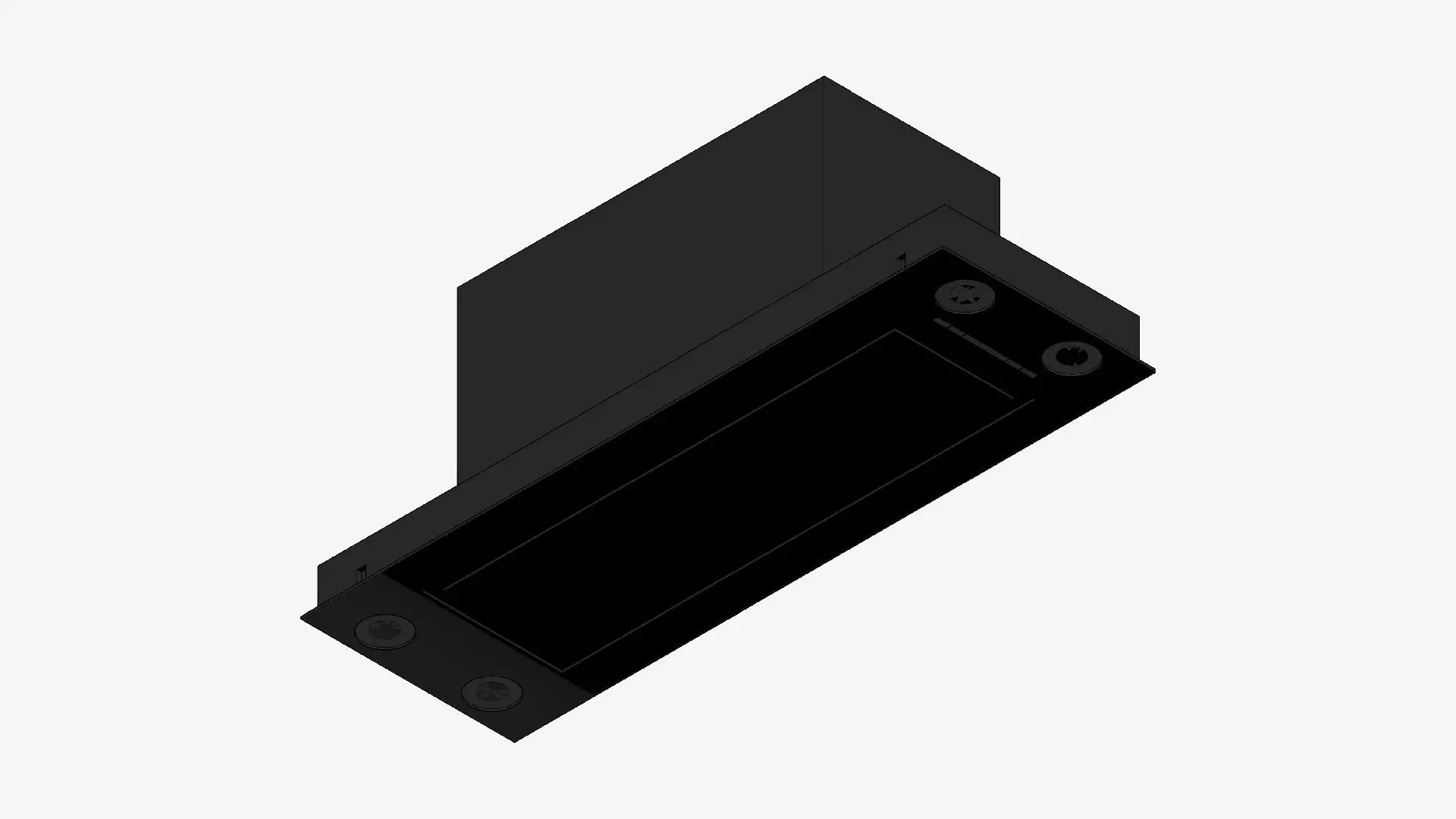 Rangehood - Modern - Built-In - Appliance 084 Low-poly 3D model_0