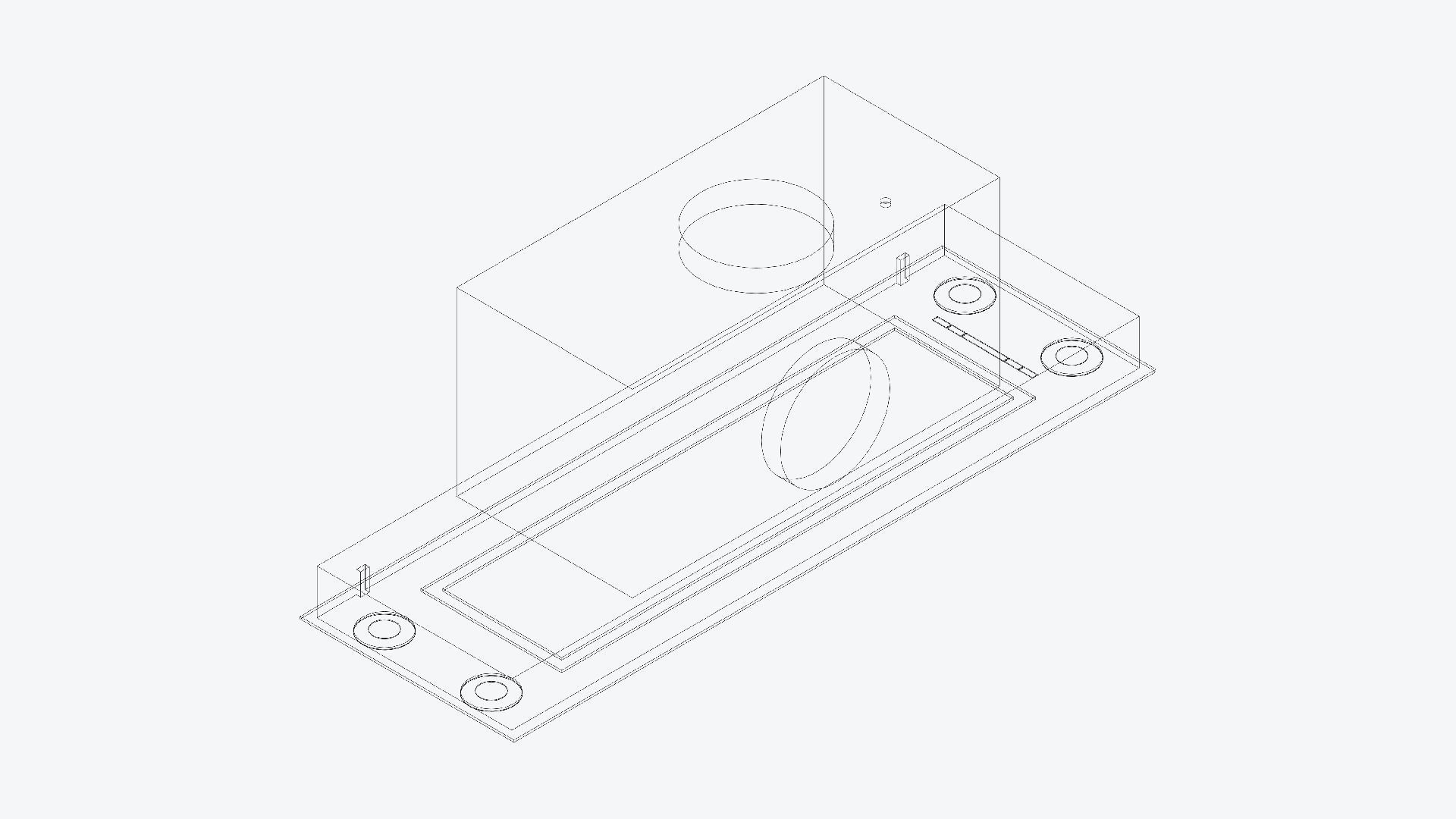 Rangehood - Modern - Built-In - Appliance 084 Low-poly 3D model_2