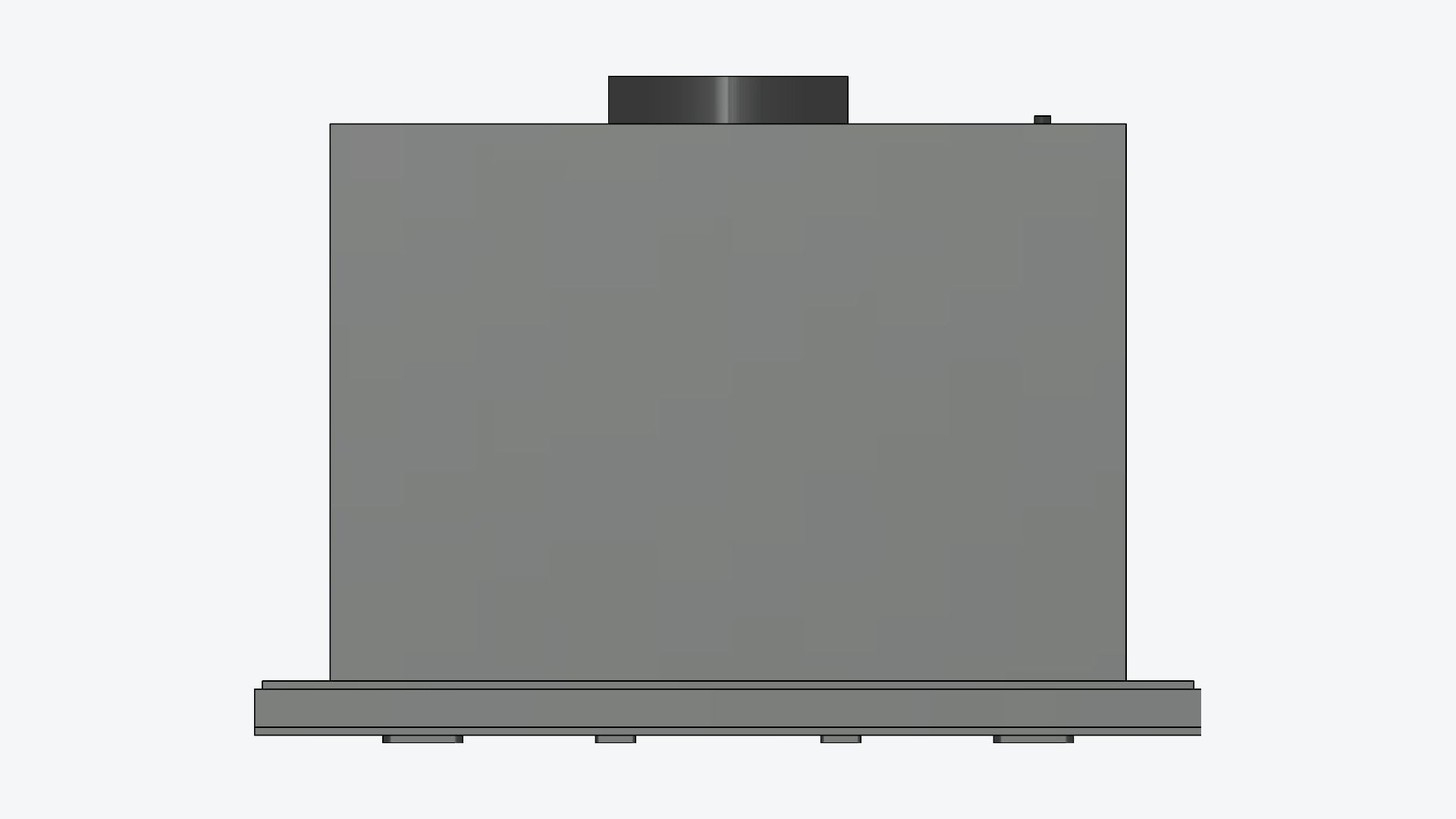 Rangehood - Modern - Slide Out - Appliance 091 Low-poly 3D model_3