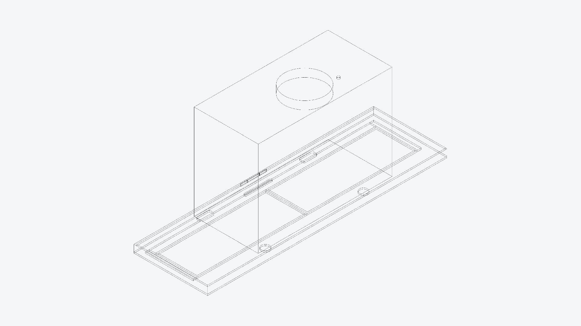 Rangehood - Modern - Slide Out - Appliance 093 Low-poly 3D model_2