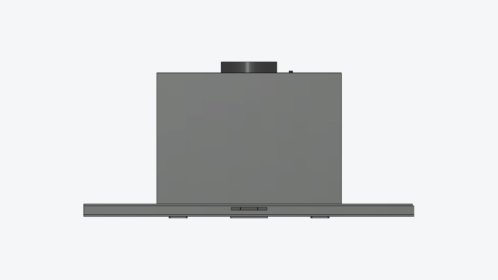 Rangehood - Modern - Slide Out - Appliance 093 Low-poly 3D model_3