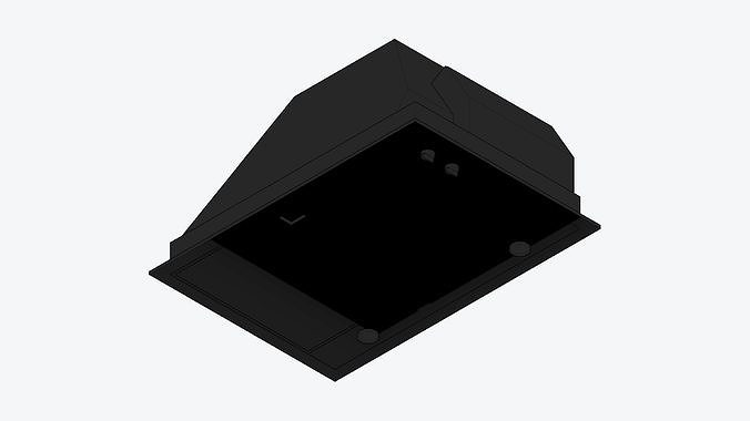 Rangehood - Modern - Undermount - Appliance 095 Low-poly 3D model