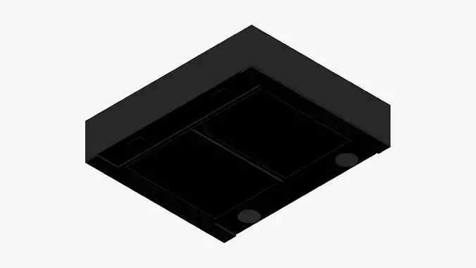 Rangehood - Modern - Wall - Appliance 098 Low-poly 3D model