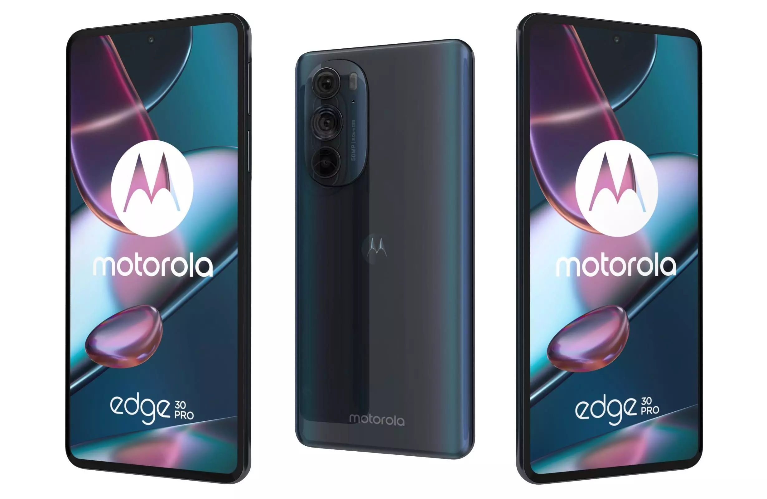 Motorola Edge 30 Pro Cosmos Blue 3D model | CGTrader