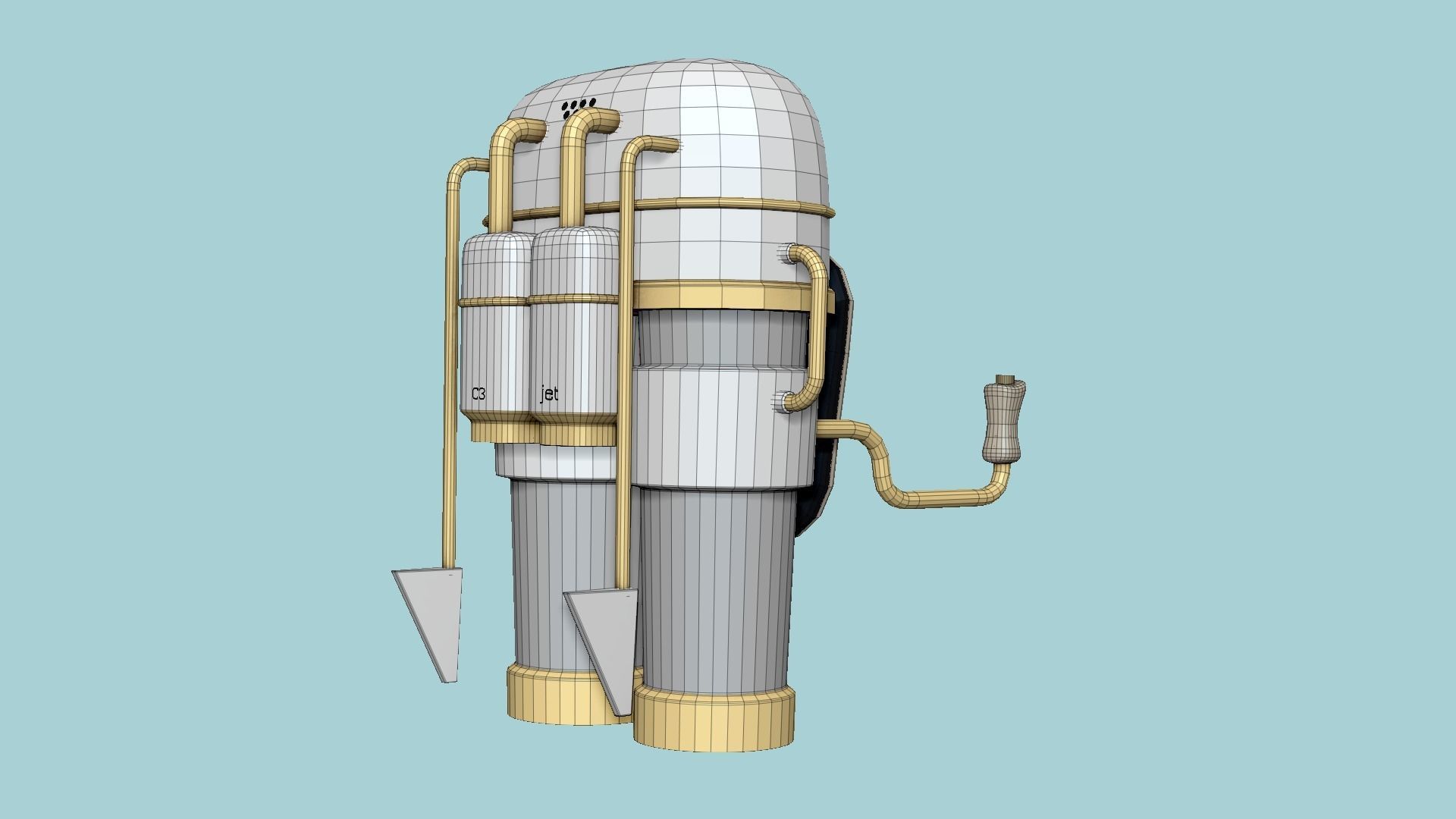 10 Jetpacks C Collection - SciFi Character Design _81