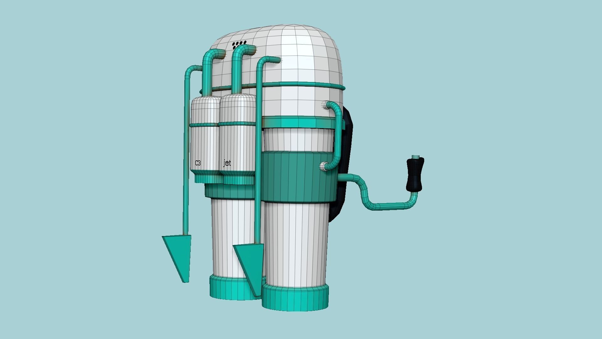 10 Jetpacks C Collection - SciFi Character Design _74