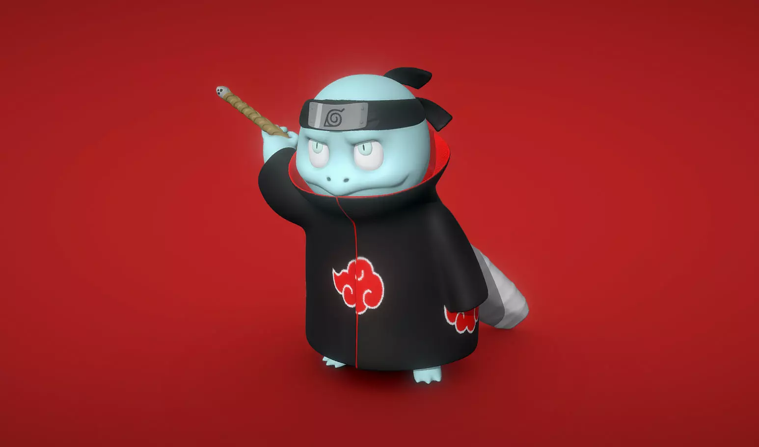 Squirtle - Akatsuki Collection 3D print model