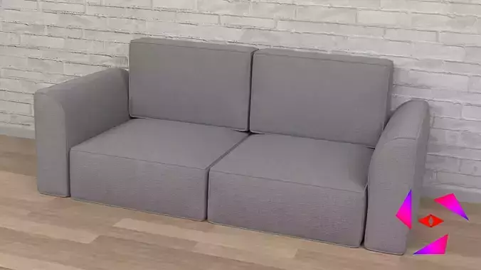Soft frameless sofa
