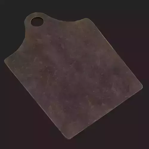 Old Worn Wide Cutting Board