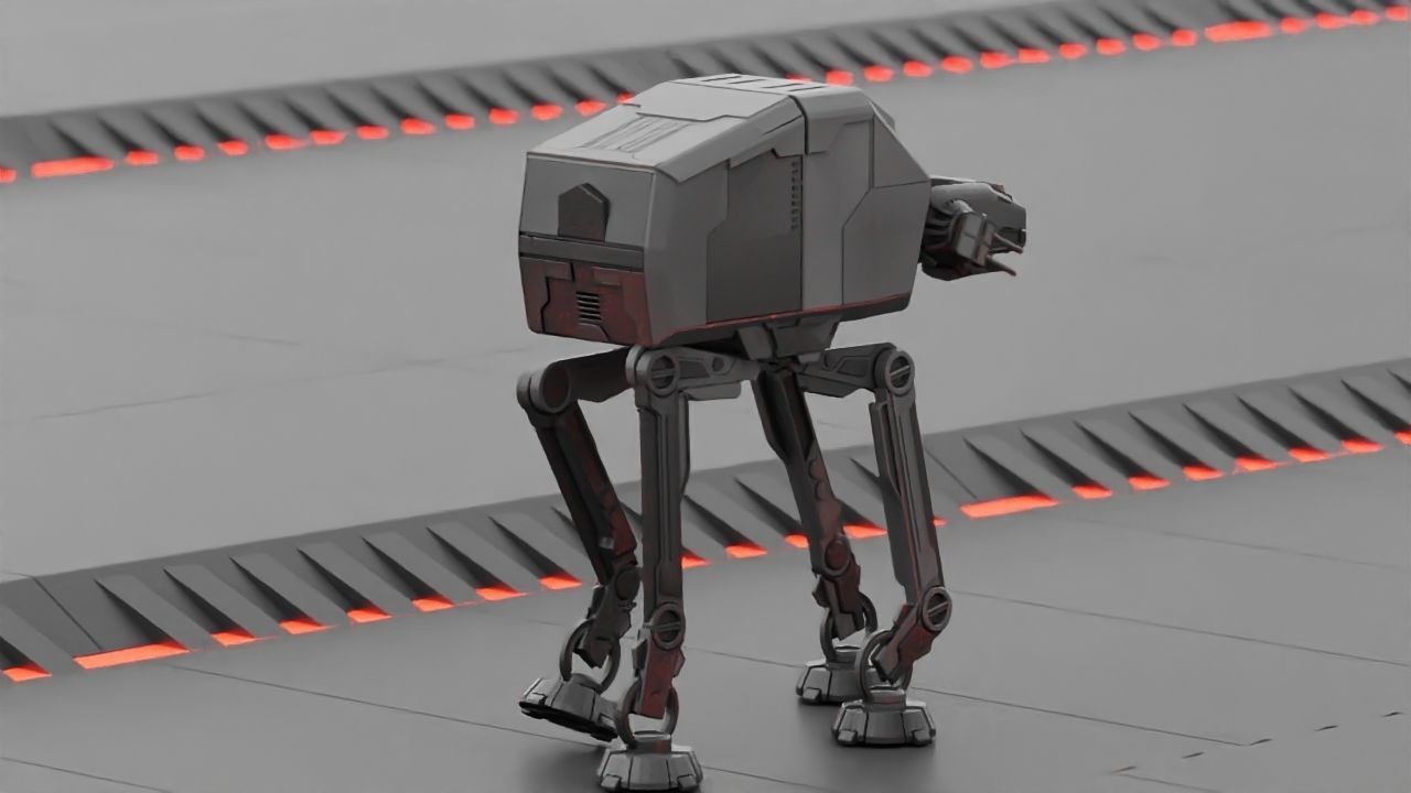 ATA Walker rigged -  animated 3D model_7