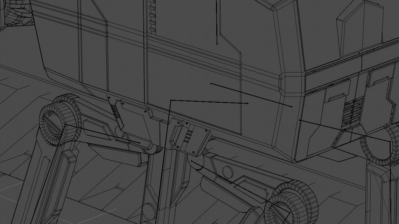 ATA Walker rigged -  animated 3D model_22