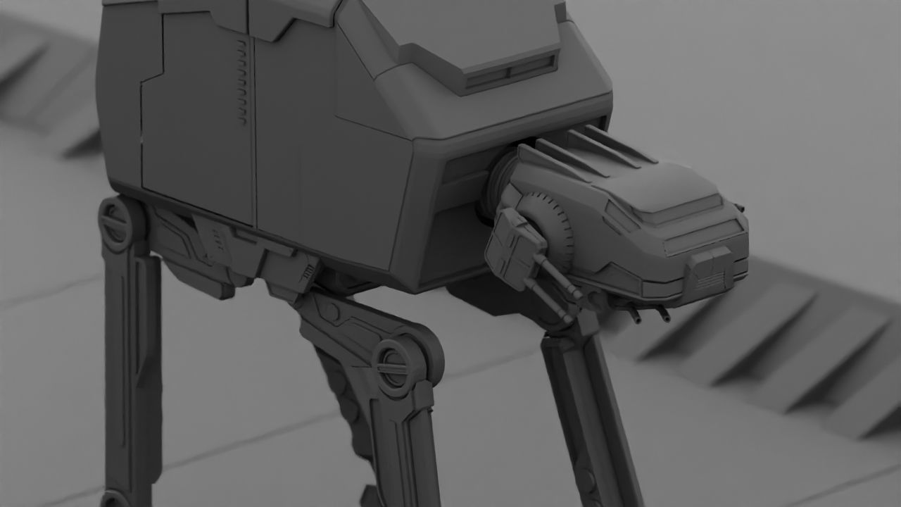 ATA Walker rigged -  animated 3D model_16