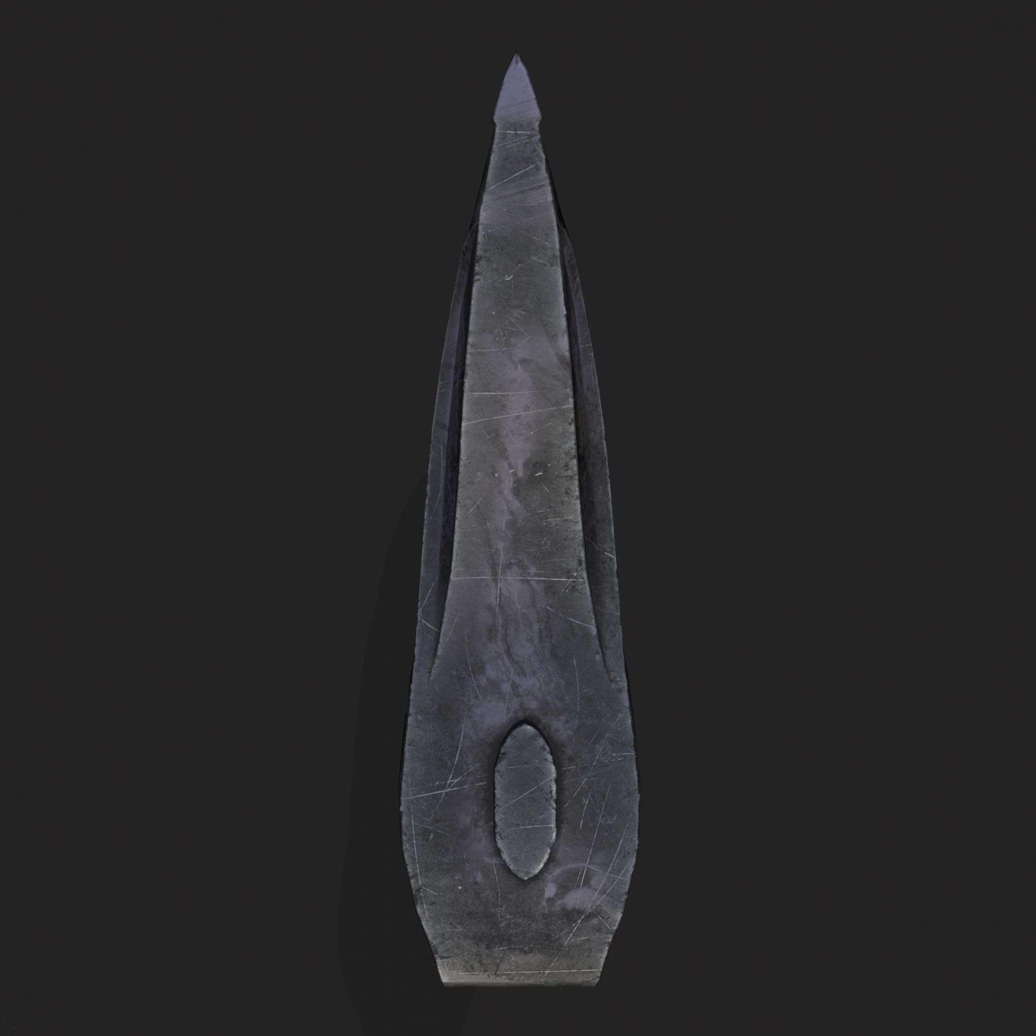 Valknut Viking Axe Low-poly 3D model_21