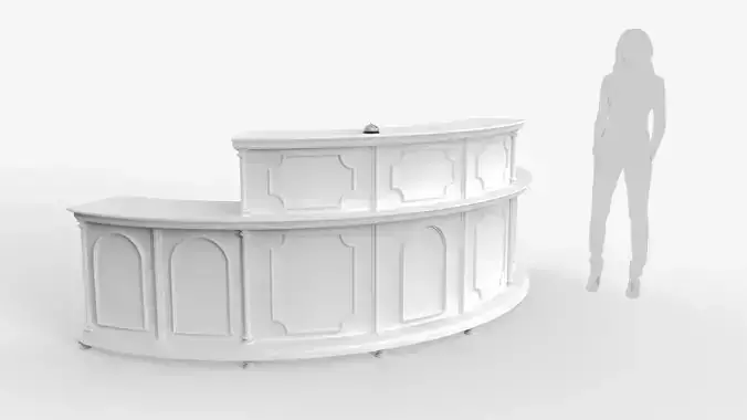 Luxury Reception Counter Desk 5