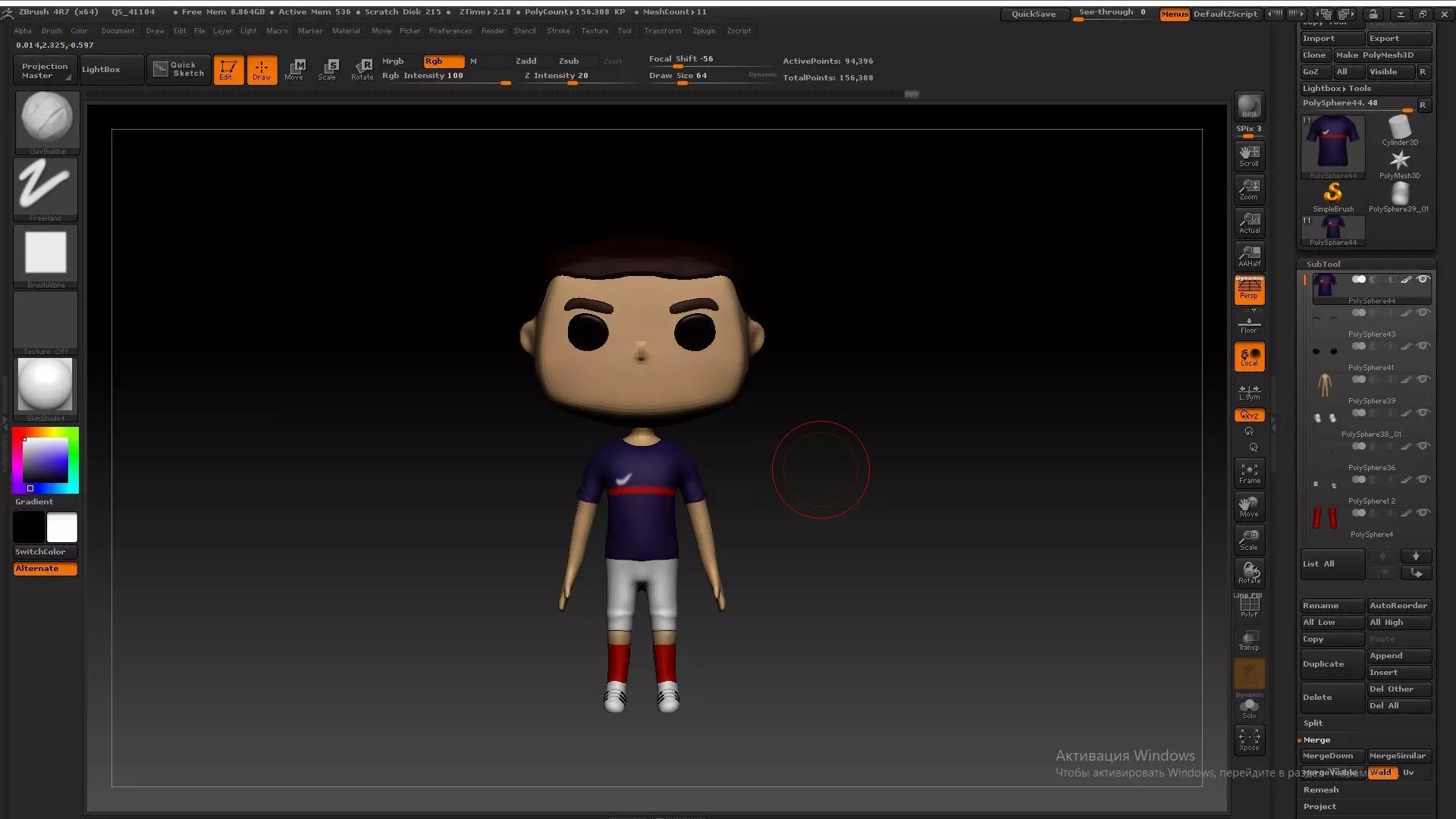 character3 Free 3D model