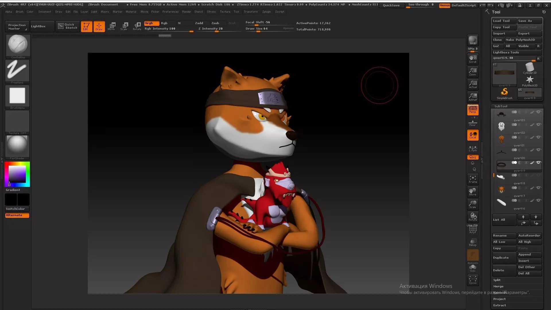 foxxx 3D model_0