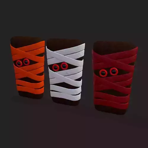 Rectangle Frosted Mummy Cookies