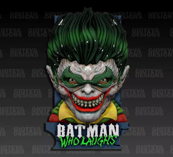 Batman Who Laughs Evil Robin 3D model_0