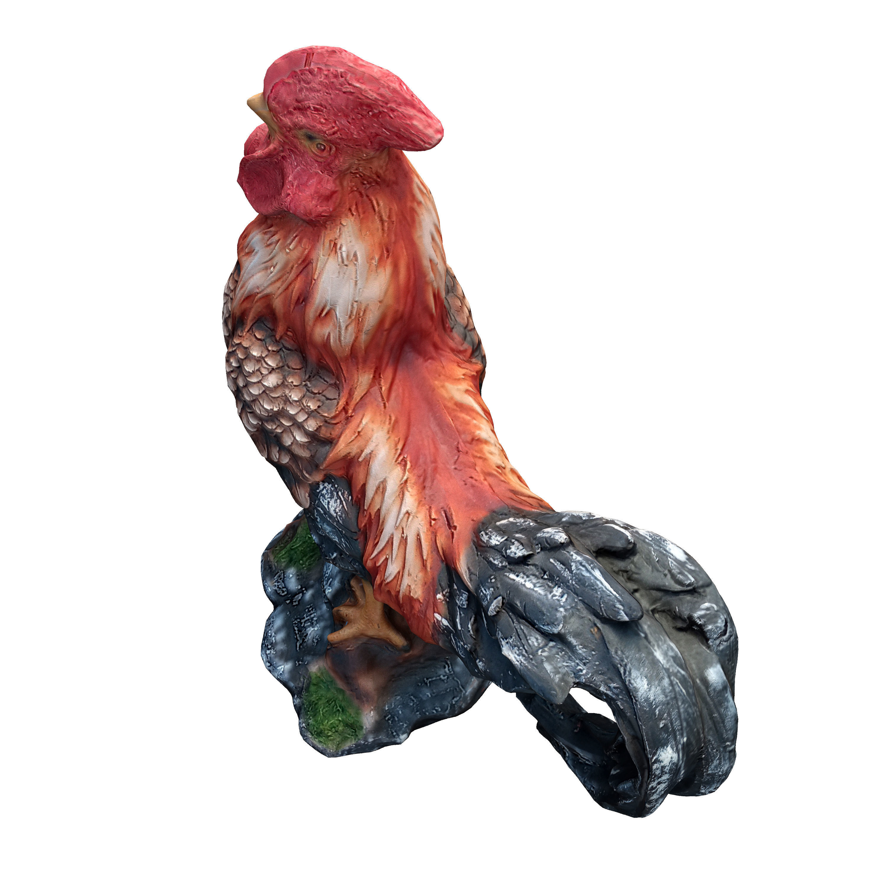 rooster sculpt 3D model_3