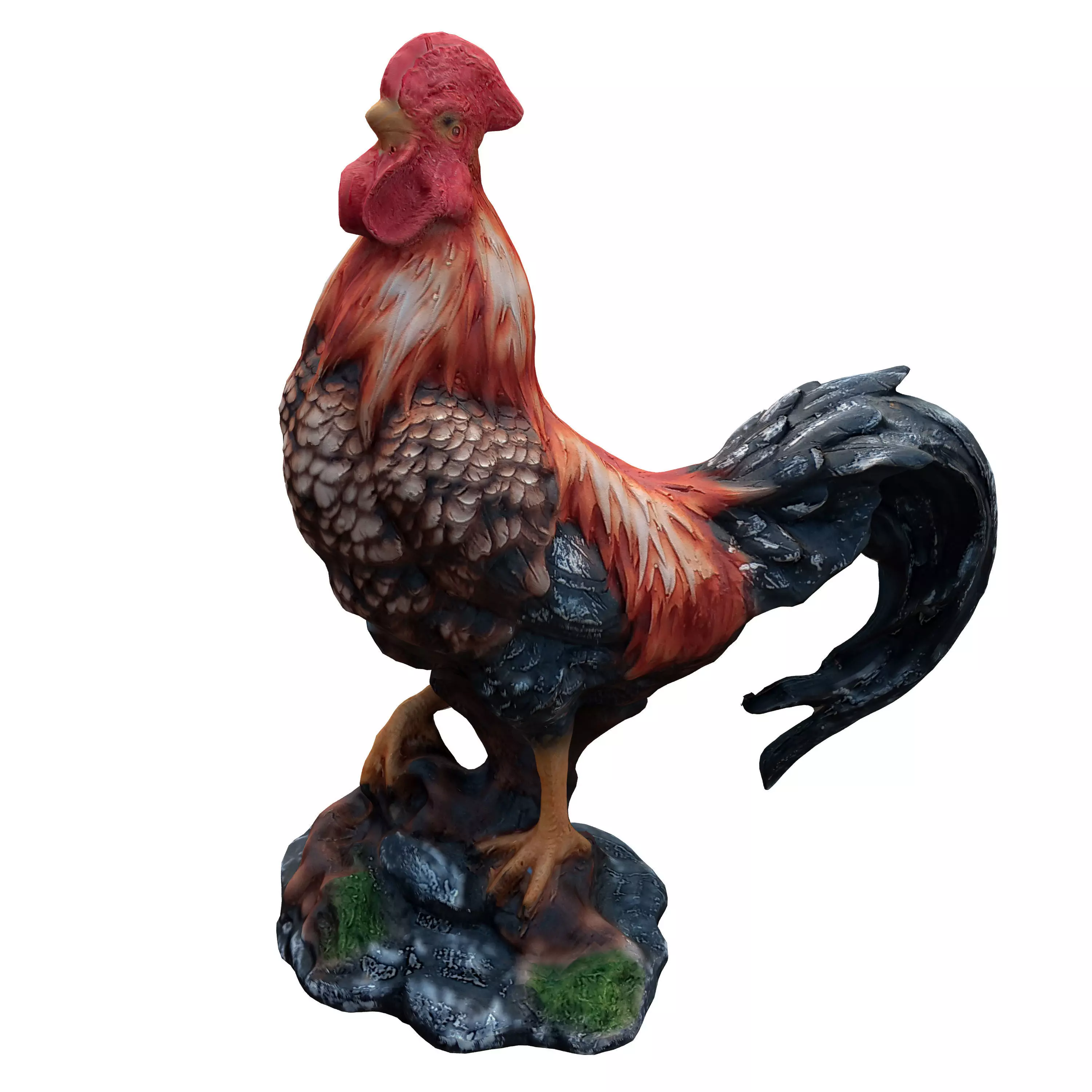 rooster sculpt 3D model_0
