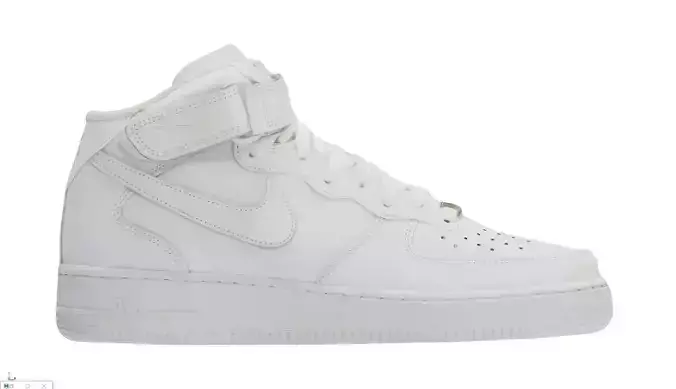 NIKE air force one 1 white high