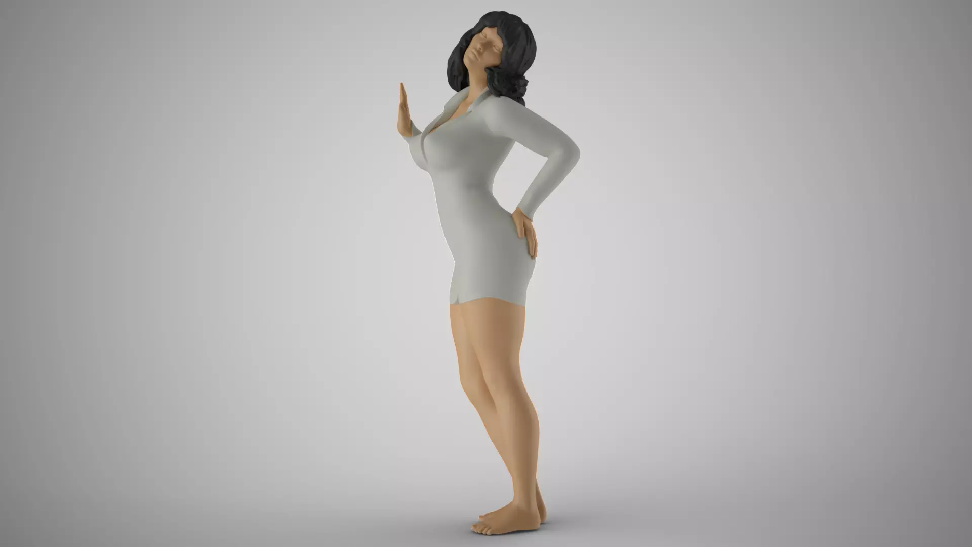 Woman Date Night Game 3D print model_0