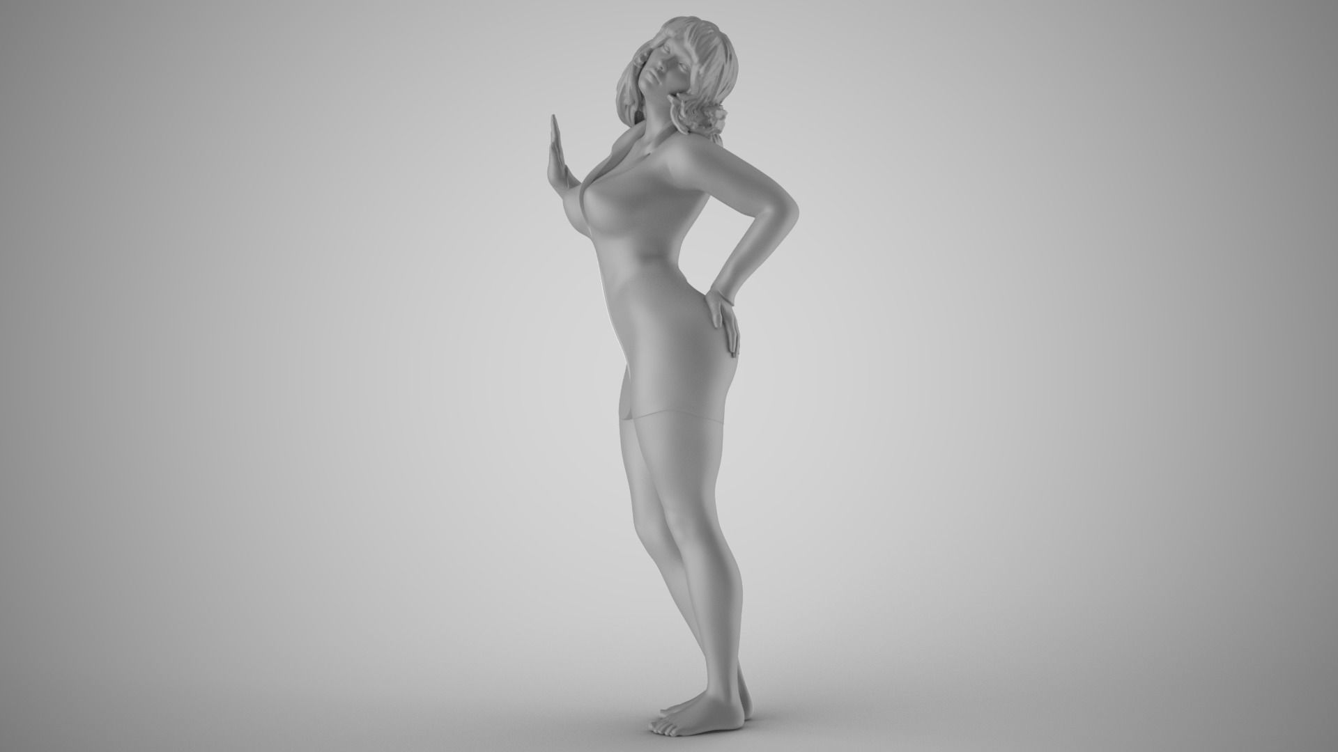 Woman Date Night Game 3D print model_2
