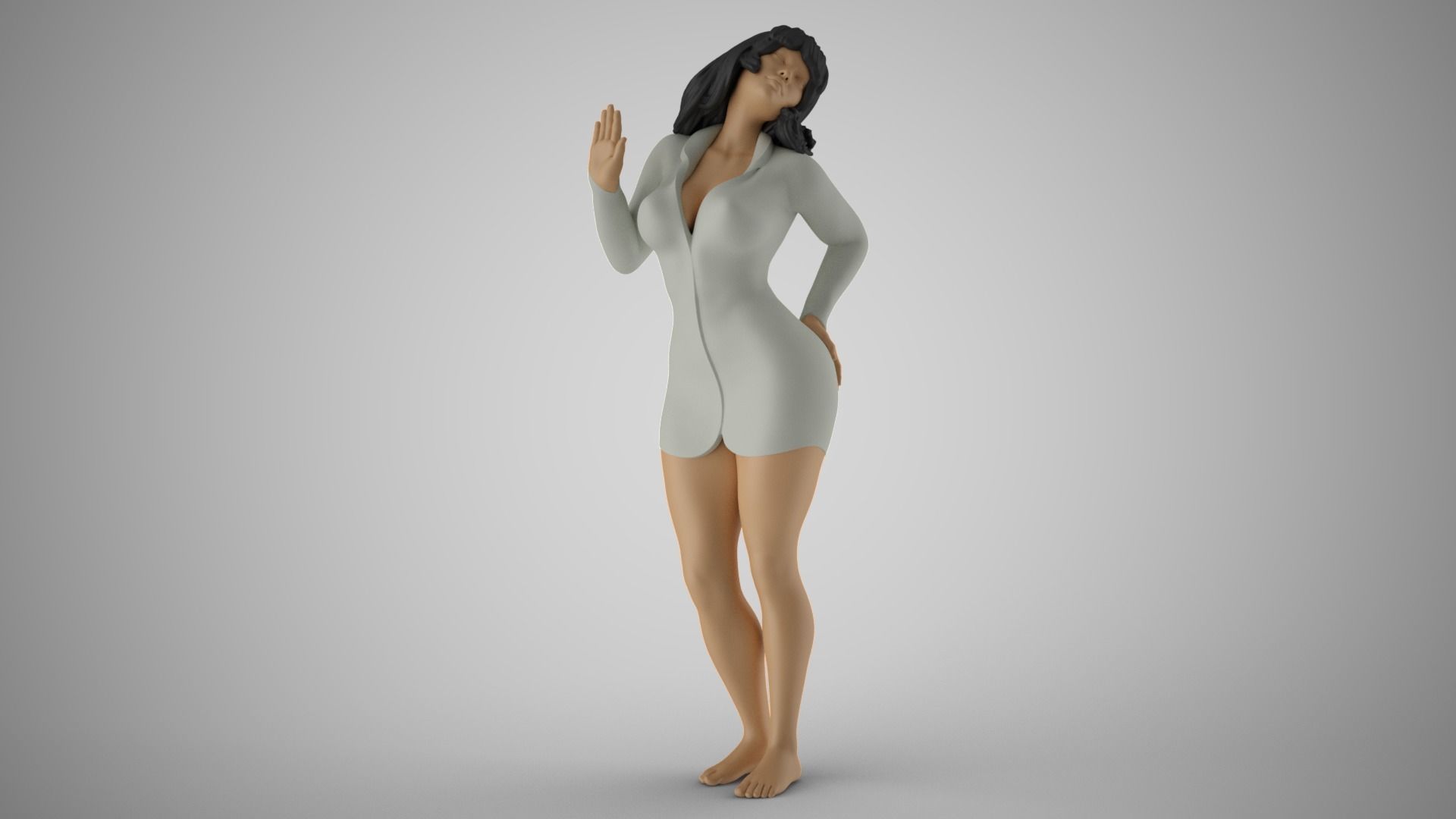 Woman Date Night Game 3D print model_4