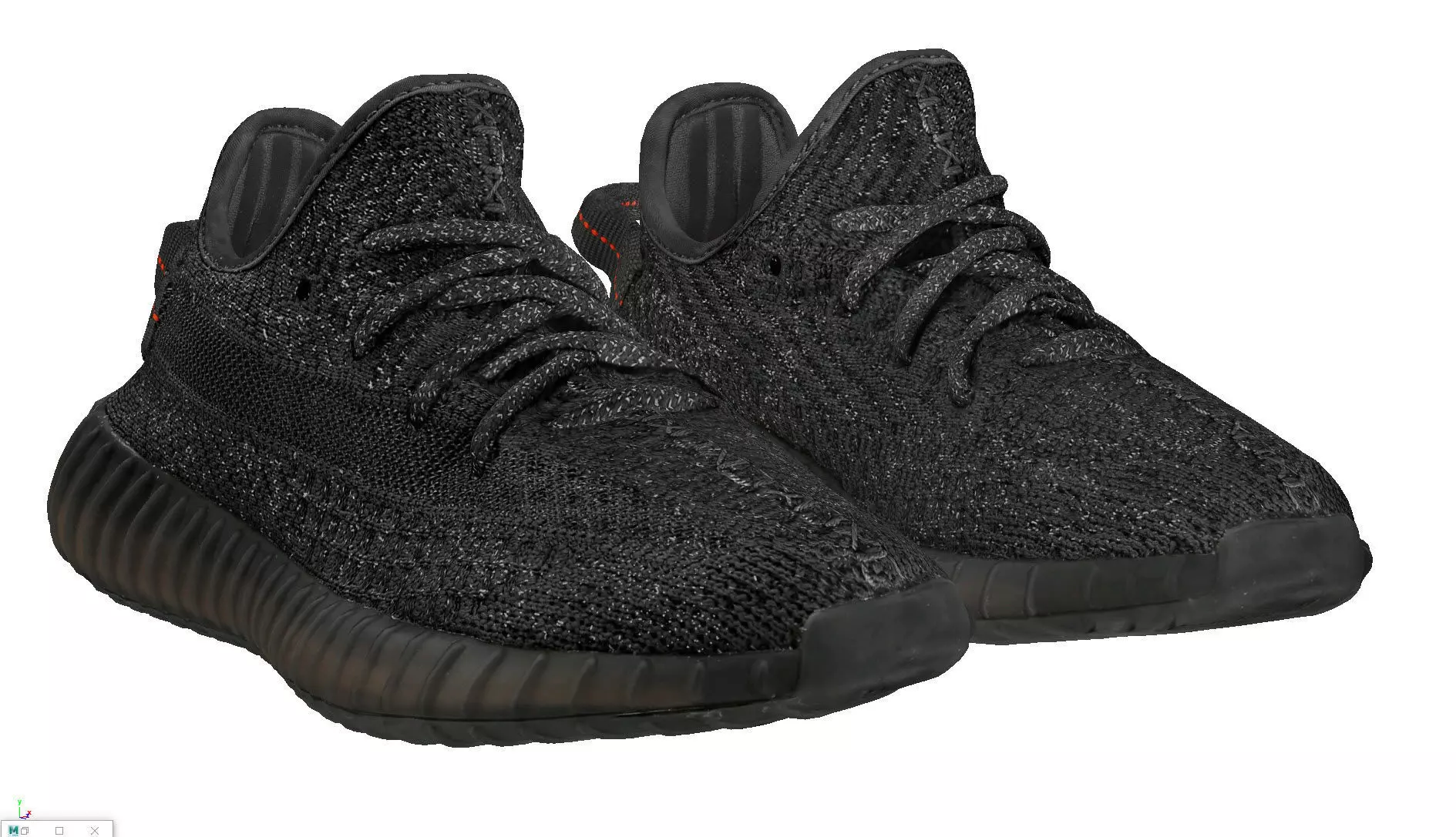 adidas yeezy boost 350 Black 3D model | CGTrader