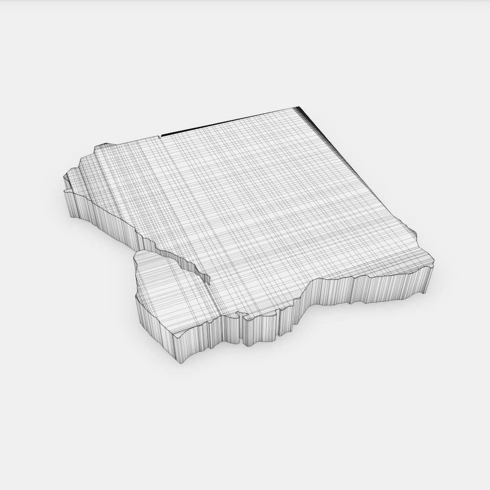 Egypt country map 3d model 3D model_6