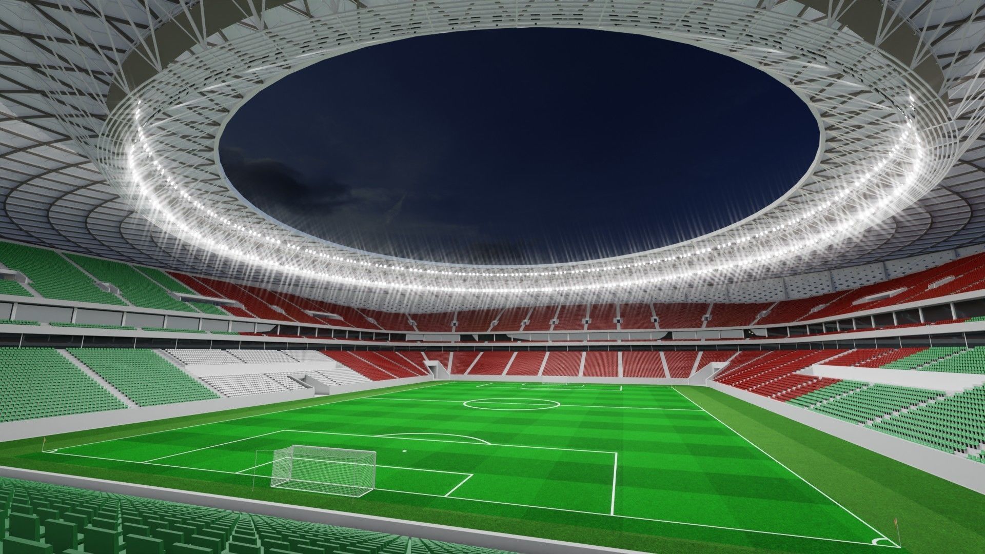 Al Thumama Stadium  fifa world cup 2022 qatar 3D model_2