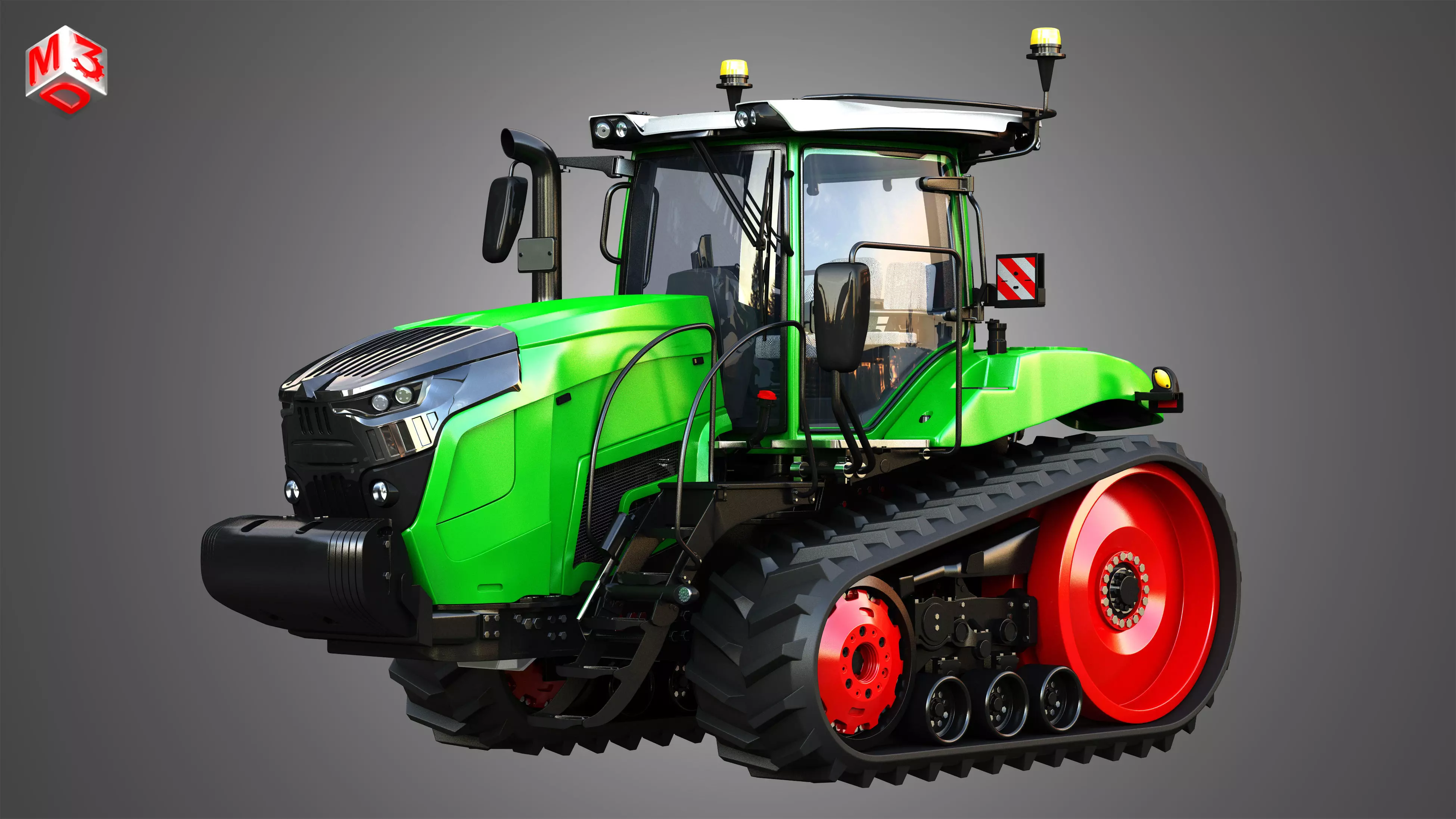 Fendt - MT900 Tractor 3D model_0