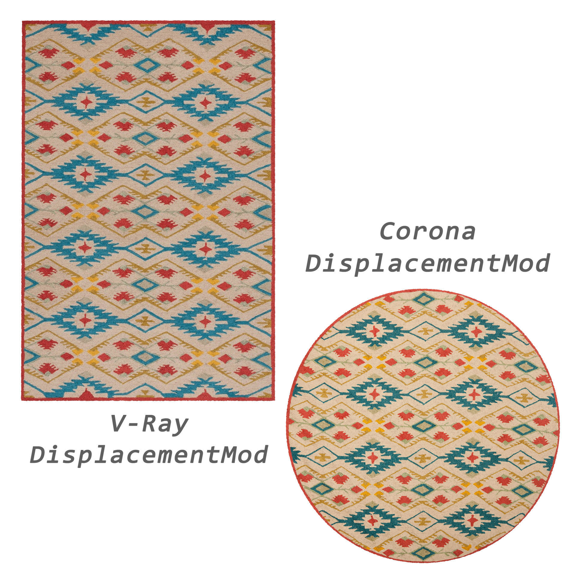 Rugs No 653 Low-poly 3D model_2