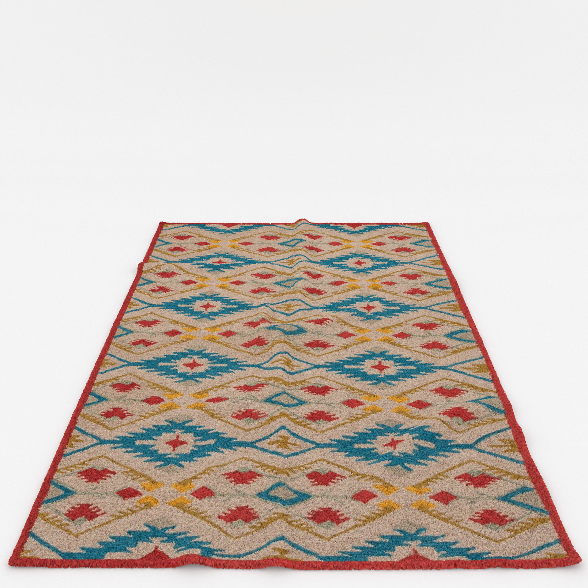 Rugs No 653 Low-poly 3D model_10