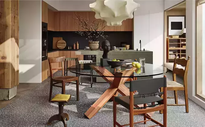 Residential living room for corona