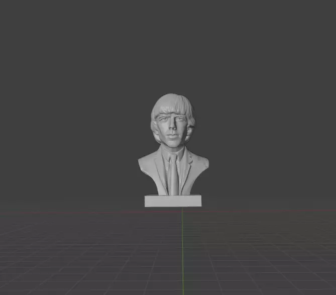 George Harrison 3D print model_0