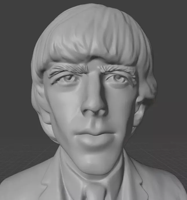 George Harrison 3D print model_15