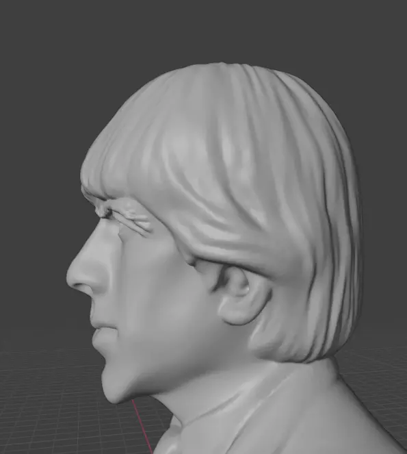 George Harrison 3D print model_19