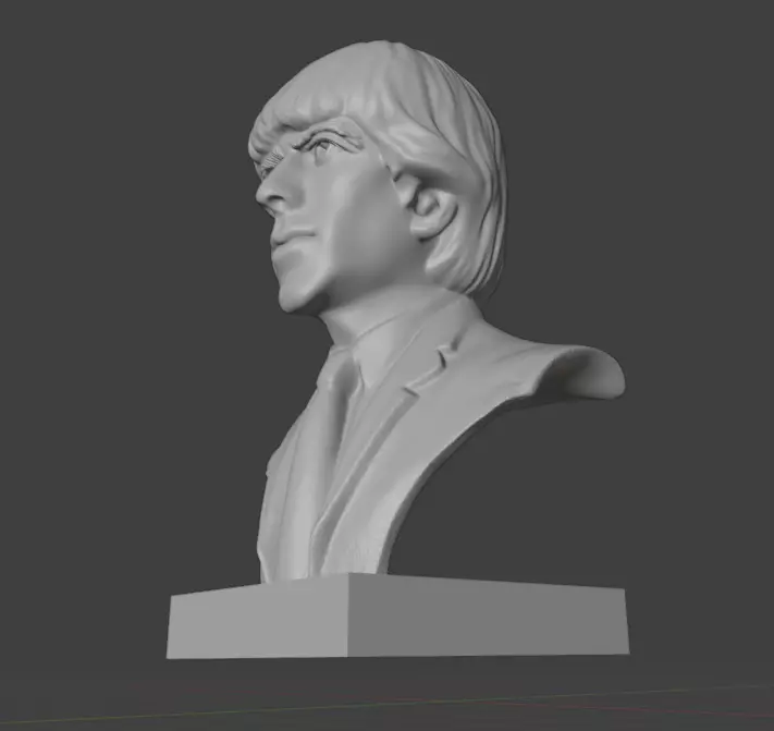 George Harrison 3D print model_7