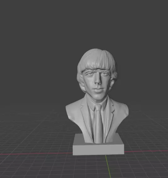George Harrison 3D print model_13