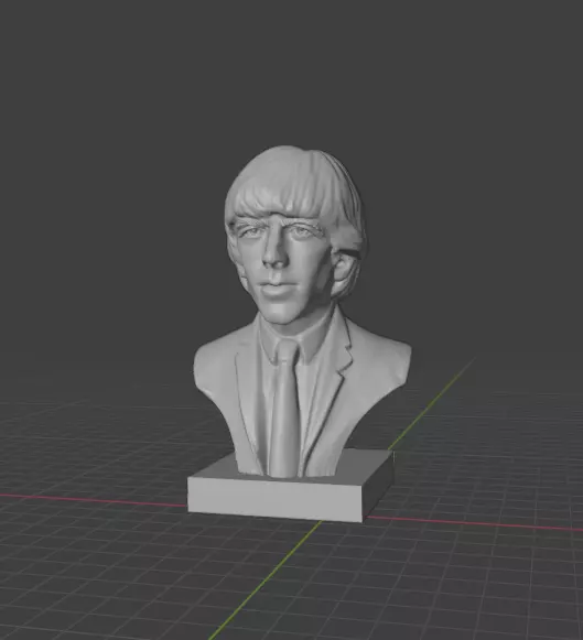 George Harrison 3D print model_10